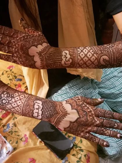 Mehendi Art by Nishat - Mehndi (Henna) Artistry Elaborate Bridal Henna photo 111