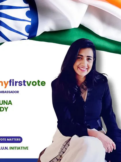 As a cause ambassador for the #myfirstvote campaign by I.I.M.U.N. I believe it is crucial to encourage young citizens to participate in the world's largest festival of democracy by exercising their right to vote.