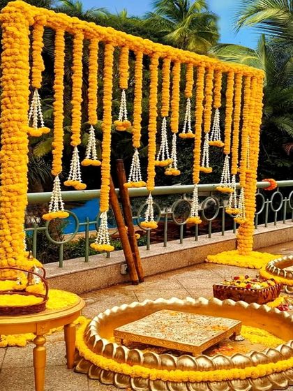 Party Solutions Rekha - Wedding Decor Vibrant Haldi & Mehendi Ceremonies photo 43