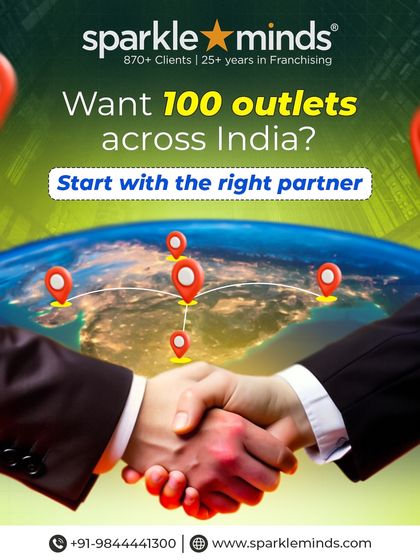 Want to open 100 outlets across India? It all starts with the right partner. We connect local businesses with qualified franchisees to turn them into national brands, helping you grow smart and fast.