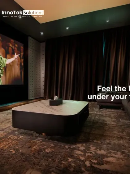Our audio setups are designed so you can feel the bass. We carefully place subwoofers and speakers to ensure a balanced, powerful sound that rumbles without distortion.