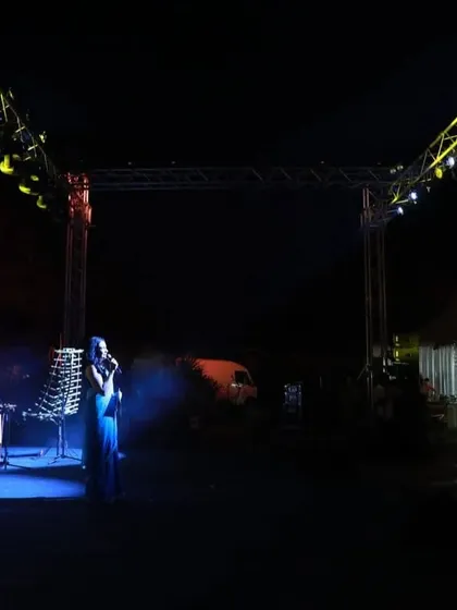 A wide shot of the stage during a cultural program I hosted for G20 delegates in Kerala. The goal was to create an immersive experience that showcased the artistic heritage of the region.
