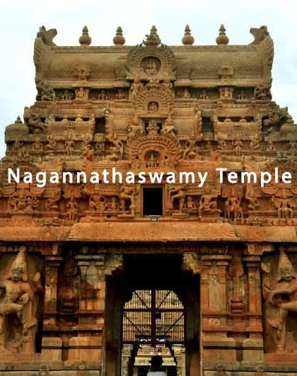 The Naganathaswamy Temple is a Rahu Sthalam where Lord Rahu is worshipped with a human face. It is believed Lord Shiva freed Rahu from a curse at this very spot.