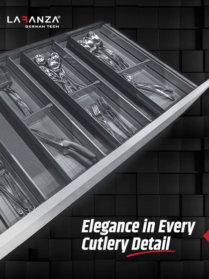Elegance is found in every detail. My cutlery organizers are crafted to not only store your utensils but to display them with a sense of order that defines true luxury.