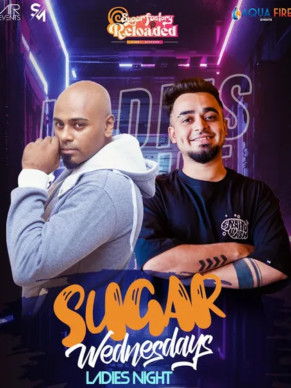 A flyer for a 'Sugar Wednesdays' event.