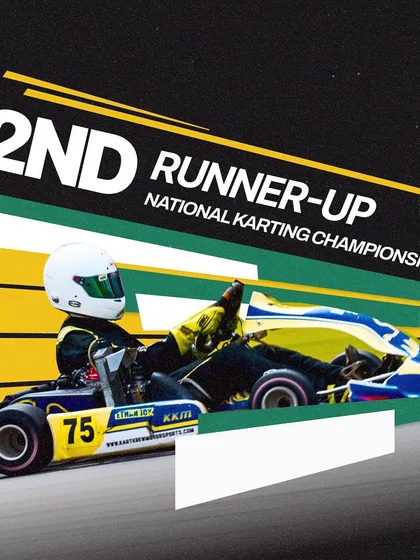 Securing P3 in the National Karting Championship 2024. This hard-earned podium finish is a major milestone and a stepping stone for even greater achievements to come.