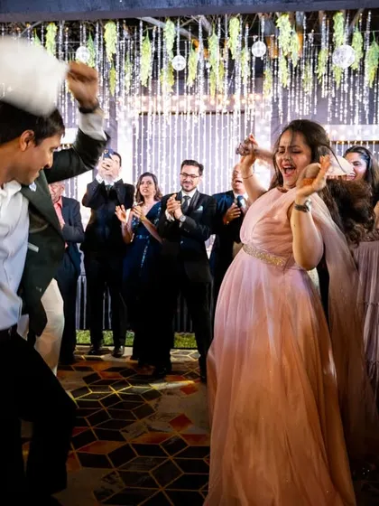 Candid moments from the dance floor, full of energy and laughter.