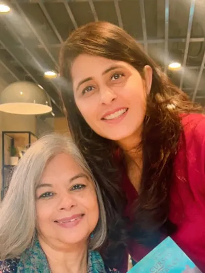 Another happy member getting to meet Sutapa Basu. Her warm personality and deep knowledge made the session incredibly enriching for everyone.