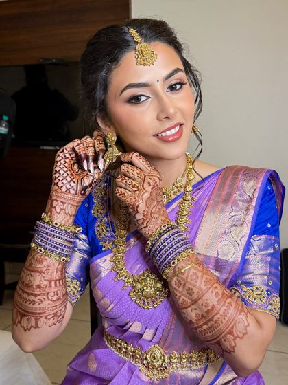 Sneha Kiran - Bridal & Event Makeup Artistry Traditional South Indian Muhurtham Brides photo 65