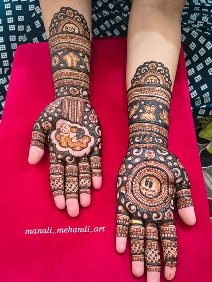 Baby Shower Mehandi (Dohale Jevan) photo 5