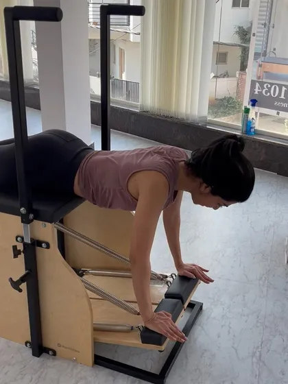 The Stability Chair is an amazing tool for exercises like this swan dive, which strengthens the entire back of the body.