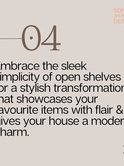 Tip 4: Embrace the simplicity of open shelves. They allow you to showcase your favorite items with flair and give your home a modern, airy charm that feels both personal and stylish.
