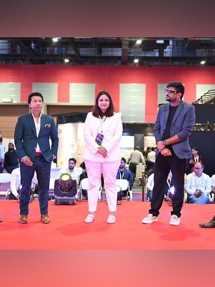 Our directors on stage during the Darc awards ceremony. Sponsoring this event reflects our dedication to supporting and recognizing excellence within the architecture and design community.