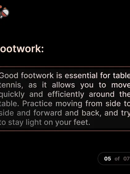 Good footwork is essential for moving quickly and efficiently. We practice side-to-side and forward-and-back movements to ensure our players are always light on their feet.
