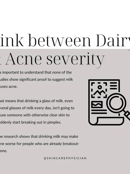 There is a lot of debate about the link between dairy and acne. Research suggests that while milk may not cause acne in clear-skinned individuals, it can worsen breakouts for those who are already acne-prone.