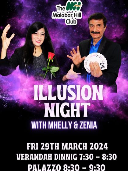 Ready to rock tonight at The Malabar Hill Club. Our illusion night is a staple event that always draws a great crowd.