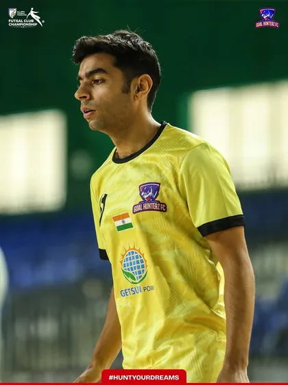 A player focused during the warm-up.