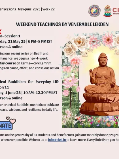 Choe Khor Sum Ling - Spiritual Community Events Core Dharma Teachings & Weekend Courses photo 28