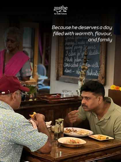 He deserves a day filled with warmth, flavor, and family. Celebrate your dad with a meal as wholesome as his love, only at Justbe.