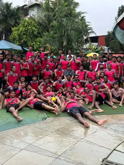 Another group shot capturing the fun and unity of our club family on our yearly outing.