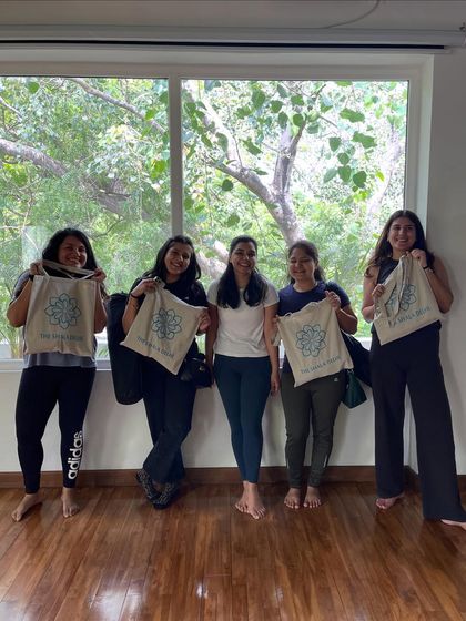 There’s no better way to celebrate a birthday than on the mat with friends. We had a blast hosting this special birthday flow, starting a new year of life with intention, movement, and connection.
