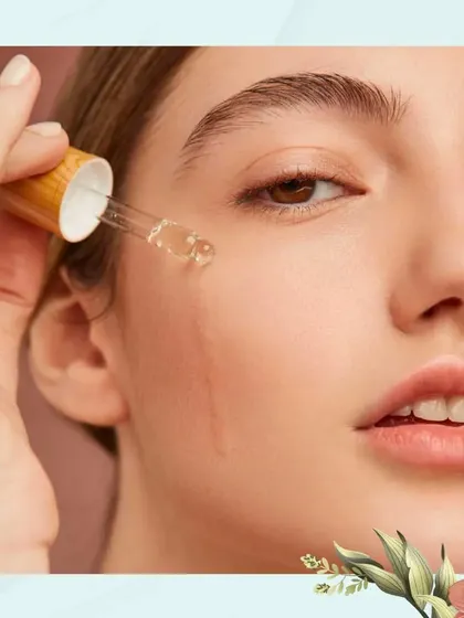 A close-up of a serum application, hinting at a powerful skincare ingredient. Professional guidance is key to using active ingredients like this safely.