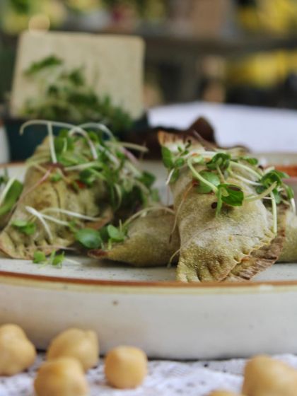 A closer look at our High Protein Calzone, with its perfectly baked crust and savory filling. It's the ultimate weekend indulgence that's also good for you.