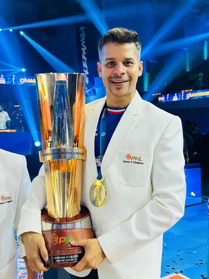 This is the result of a relentless process. Holding the Pro Kabaddi League trophy is a testament to the team's hard work and commitment to our high-performance system. This is what we strive for.