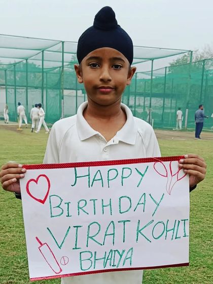 A simple and sweet birthday wish from one of our youngest players. The connection to the game and its heroes starts early.