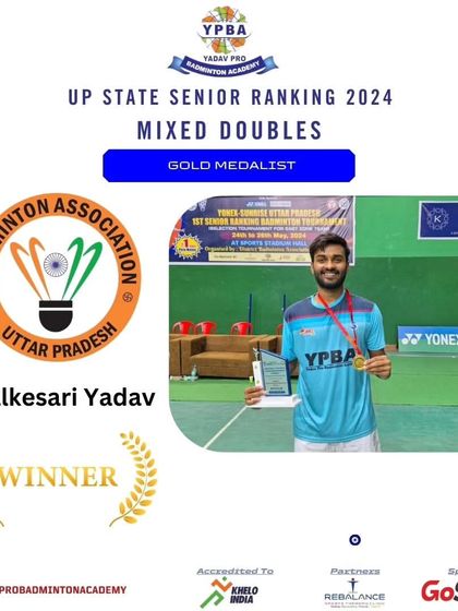 Yadav Pro Badminton Academy - Professional Badminton Coaching Programs State & Zonal Tournament Winners photo 113