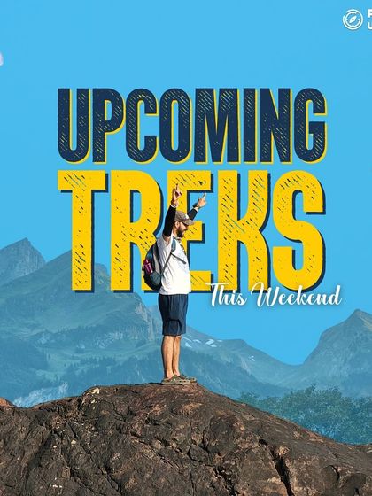A man stands on a peak, ready for the weekend adventure. Check out our upcoming treks and book your spot.