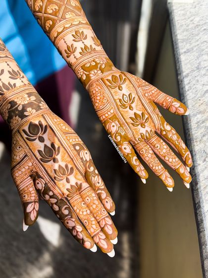 Lotus Mehendi Arts - Bridal & Occasion Mehendi Elaborate Bridal Designs photo 29