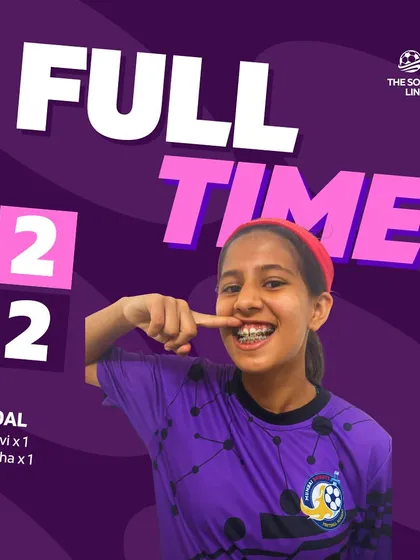 A hard-fought 2-2 draw for our U14 girls on their path to victory.