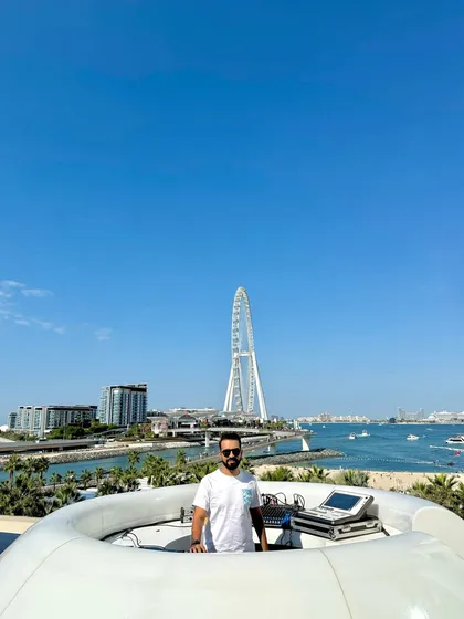 New year, new adventures. Ringing in 2025 with a stunning view of Dubai, doing what I love. This is the life of a destination DJ.