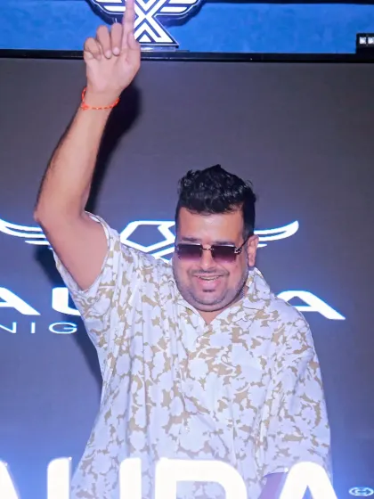 Another shot from my set at Aura Night Club. The energy from the crowd was electric that night.