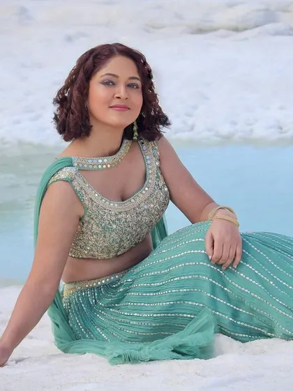 Another relaxed pose, showing how comfortable and wearable our outfits are.