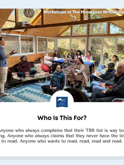 This is what our reading retreats are for. It's for anyone who complains their "to be read" list is too long and just wants dedicated time to read, read, and read.