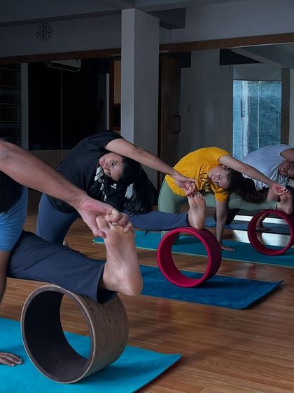 Hamsa Yoga - Group Yoga Classes Yoga with Props: Deepen Your Practice photo 46