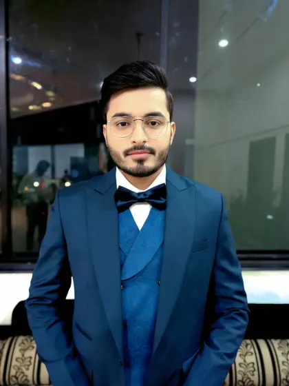 Confidence is the best accessory. This groom looks poised and ready for his reception, with a look that is both modern and timeless.