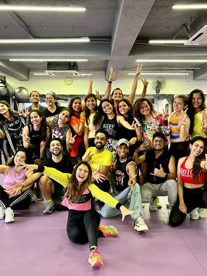 A floor full of talented instructors. It's always inspiring to dance and share energy with fellow ZIN members.