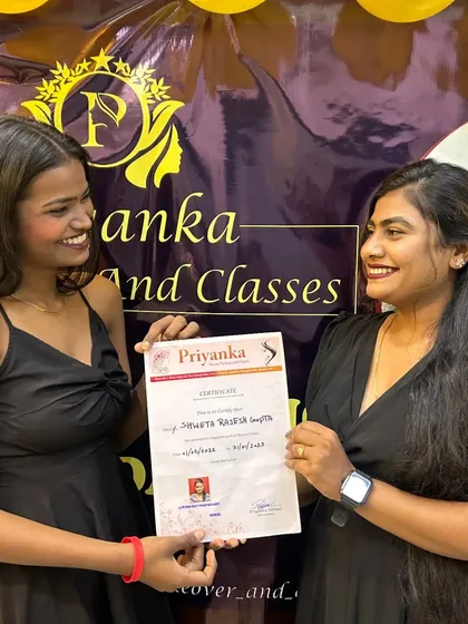 The smile of accomplishment! Handing over the certificate is the best part of my job as a teacher.