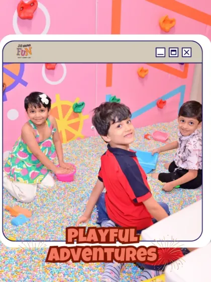 Playful adventures await in our colorful foam and ball pit. It's a safe and fun space for kids to dive in, play, and let their imaginations run wild with their friends.