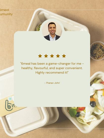 "A game-changer for me - healthy, flavourful, and super convenient." Feedback like this from Pranav Johri fuels our mission every single day. We aim to make healthy eating effortless for everyone.