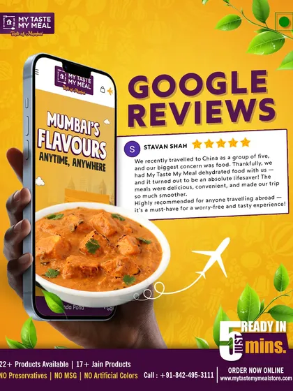 I am grateful for every review I receive. This one from a customer who traveled to China shows how our dehydrated meals were a lifesaver, making their trip worry-free. Your trust is what keeps me going.