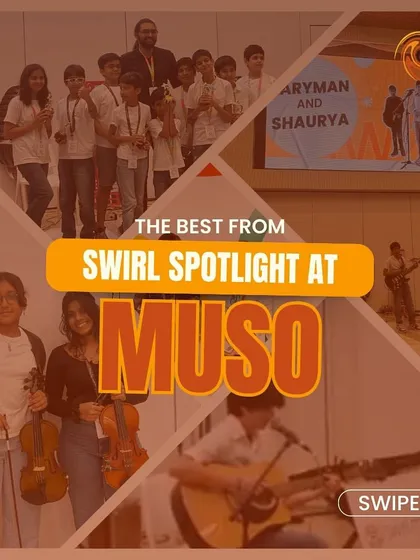 A collage of some of the best moments from our Swirl Spotlight event at the Museum of Solutions. It was a day filled with incredible talent and proud families.