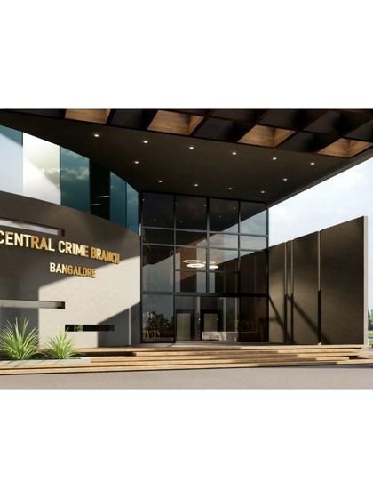 This is a duplicate of ID 52. The proposed entrance for the Central Crime Branch office in Bangalore.