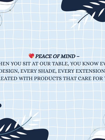 I want you to have complete peace of mind when you're with me. You can relax knowing that every lash extension, every drop of tint, and every product I use has been chosen because it's safe and cares for your natural beauty.