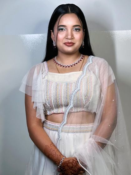 Himabindu - Bridal Makeup Engagement & Reception Glam photo 4