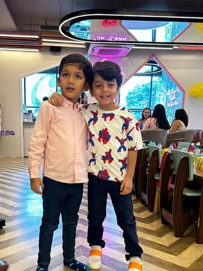 Friends make every celebration better. Our cafe and play area are set up to encourage interaction, making it a great place for kids to celebrate together.
