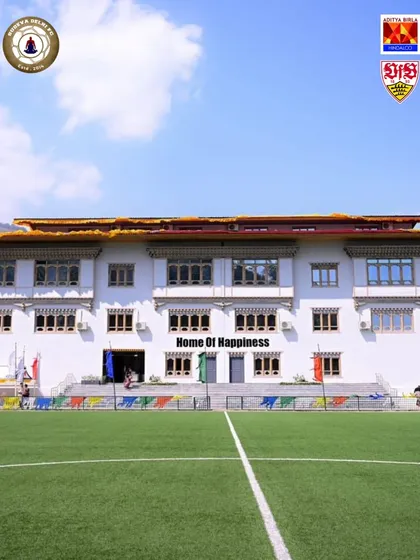 The "Home of Happiness" at the Bhutan Football Federation, which will host our training camp. We are grateful for their world-class facilities and their partnership in developing youth football.